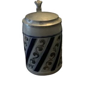 Vintage German Lidded Beer Stein Handcrafted in Germany Signed & Numbered
